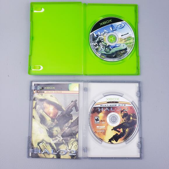Lot of 2 Halo Original Xbox Games Combat Evolved and Halo 2 - Picture 4 of 9